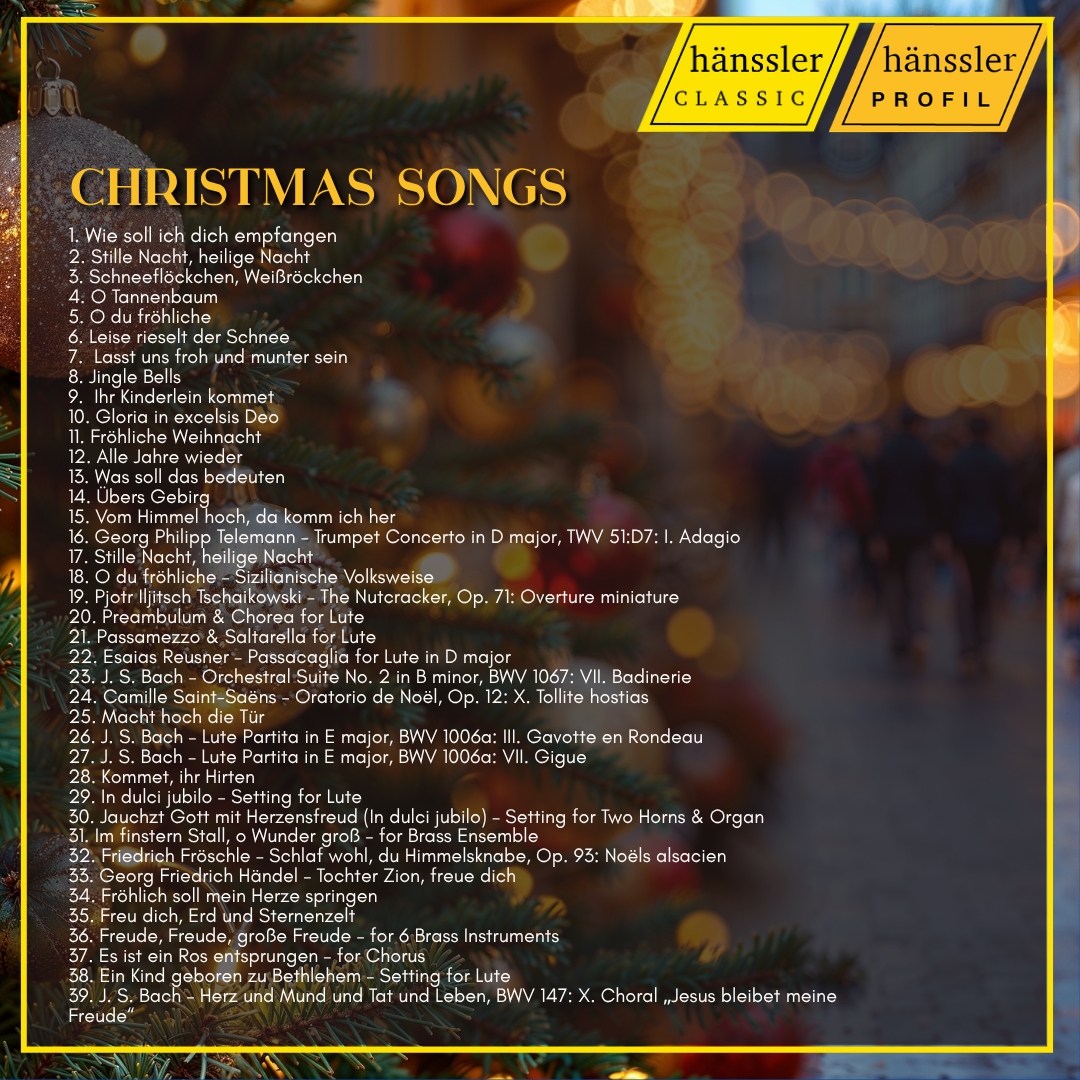 GEMA-freie klassische Weihnachtsmusik – Best Of (12-Monats-Lizenz)